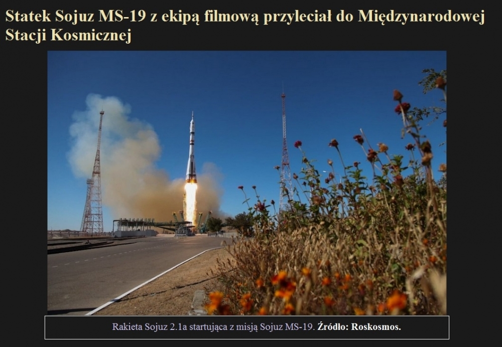 Statek Sojuz MS-19 z ekipą filmową przyleciał do Międzynarodowej Stacji Kosmicznej.jpg