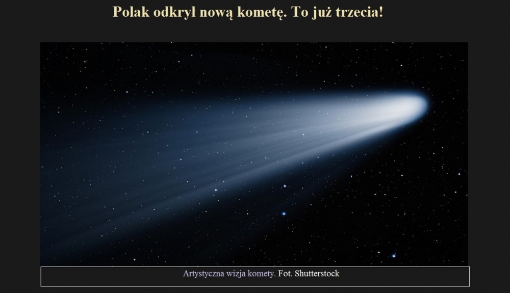 Polak odkrył nową kometę. To już trzecia.jpg