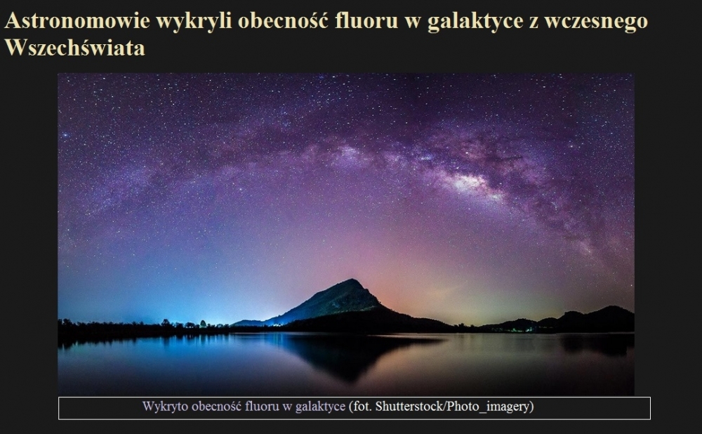 Astronomowie wykryli obecność fluoru w galaktyce z wczesnego Wszechświata.jpg