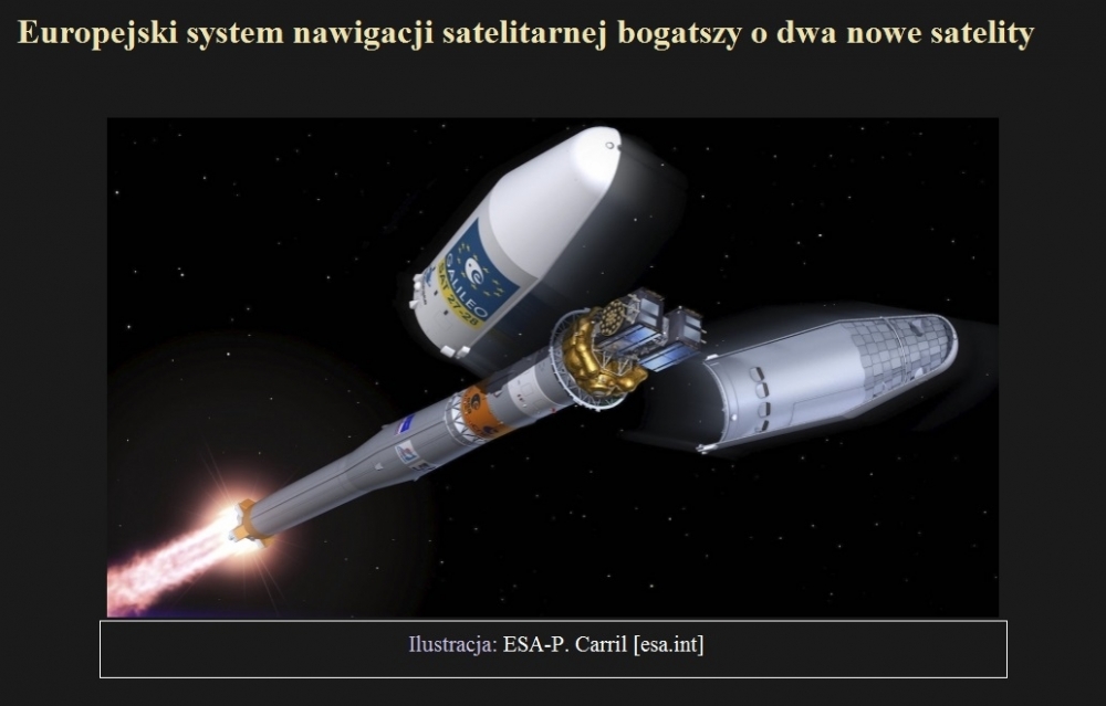 Europejski system nawigacji satelitarnej bogatszy o dwa nowe satelity.jpg