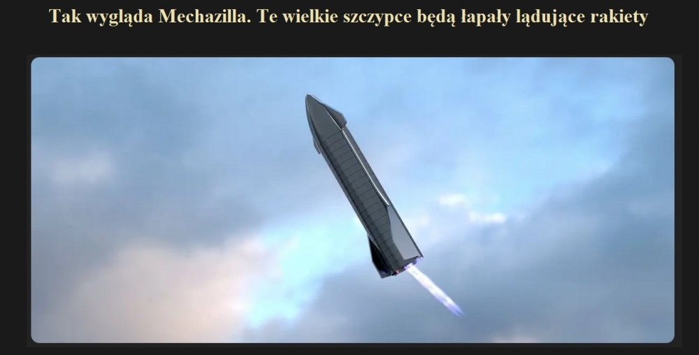 Tak wygląda Mechazilla. Te wielkie szczypce będą łapały lądujące rakiety.jpg