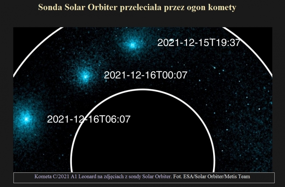 Sonda Solar Orbiter przeleciała przez ogon komety.jpg