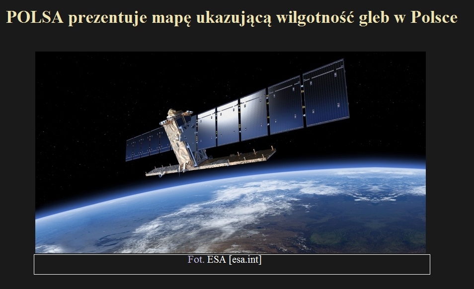 POLSA prezentuje mapę ukazującą wilgotność gleb w Polsce.jpg
