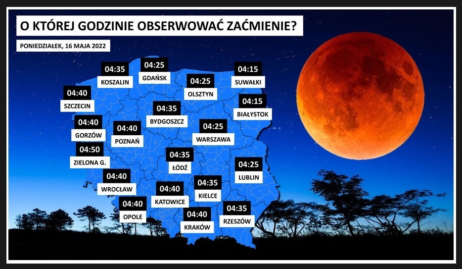 Zaćmienie Księżyca w Polsce. Sprawdź, o której godzinie obserwować w Twojej miejscowości2.jpg