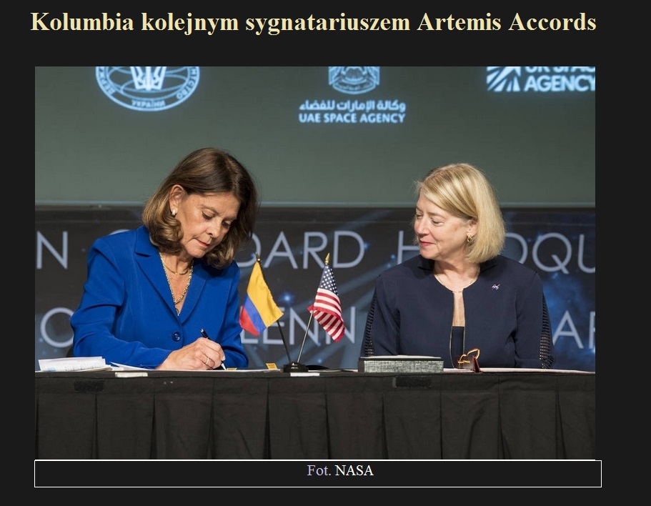 Kolumbia kolejnym sygnatariuszem Artemis Accords.jpg