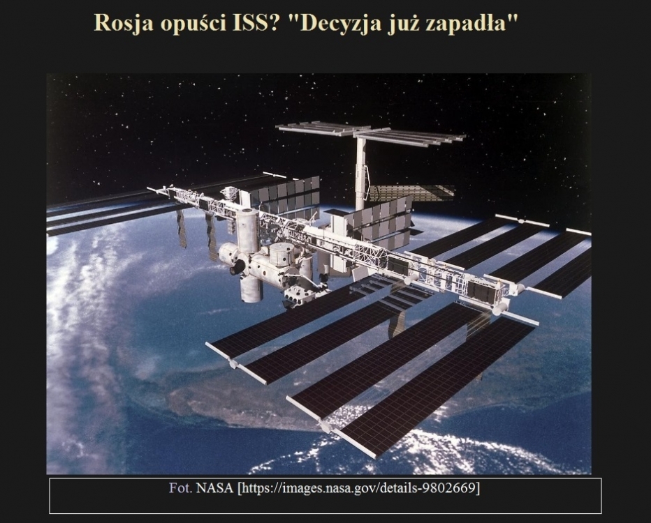 Rosja opuści ISS Decyzja już zapadła.jpg