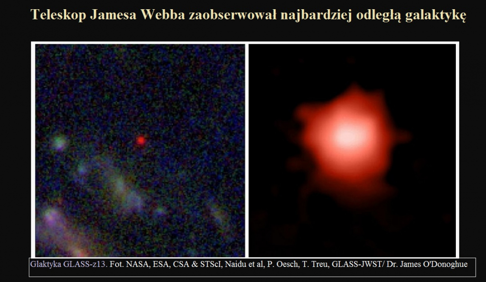 Teleskop Jamesa Webba zaobserwował najbardziej odległą galaktykę.jpg