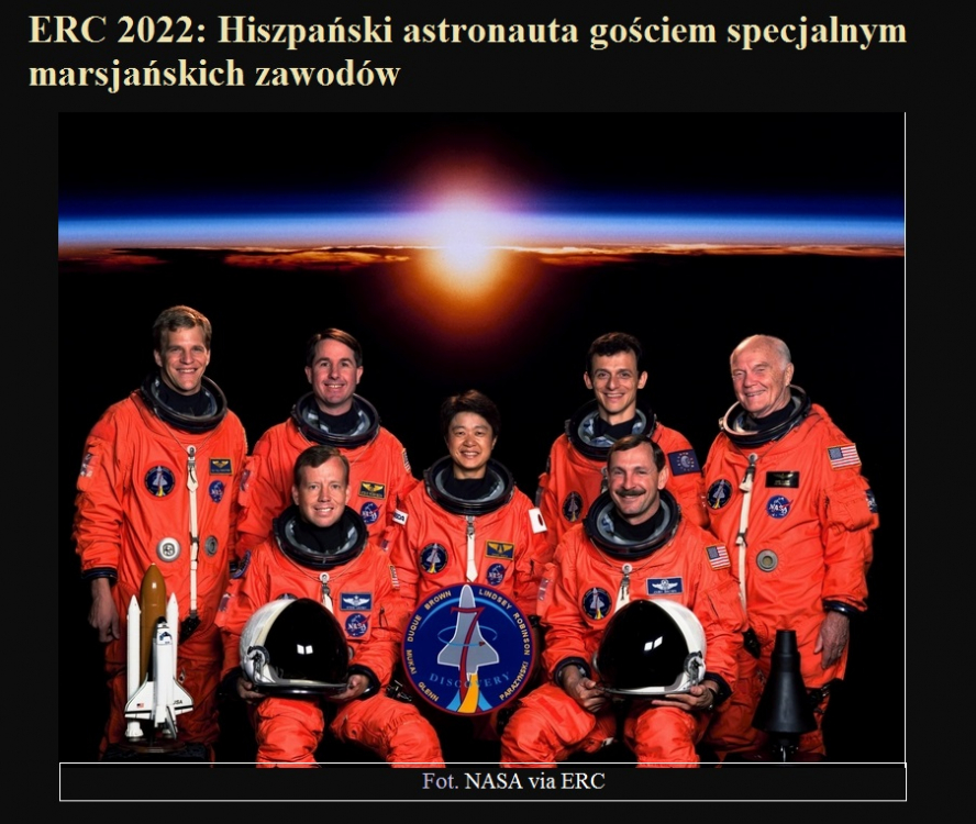 ERC 2022 Hiszpański astronauta gościem specjalnym marsjańskich zawodów.jpg