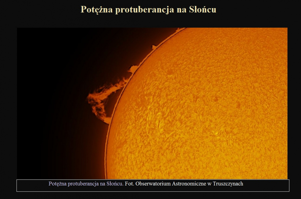 Potężna protuberancja na Słońcu.jpg