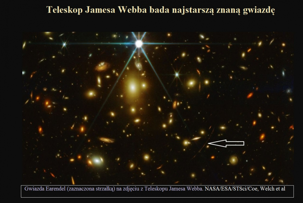 Teleskop Jamesa Webba bada najstarszą znaną gwiazdę.jpg