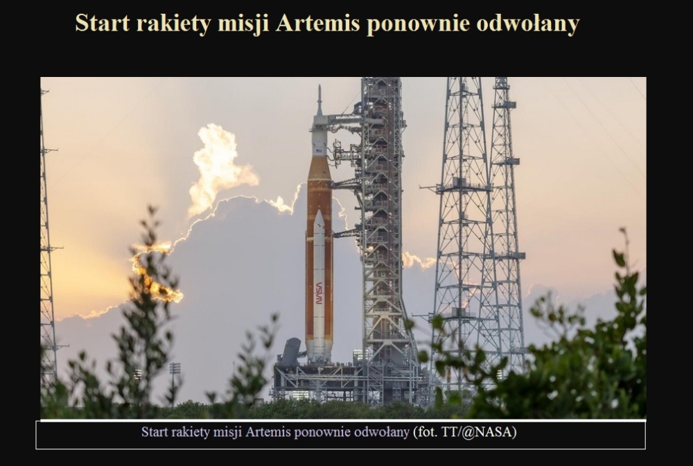 Start rakiety misji Artemis ponownie odwołany.jpg
