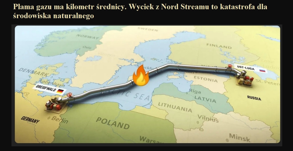 Plama gazu ma kilometr średnicy. Wyciek z Nord Streamu to katastrofa dla środowiska naturalnego.jpg