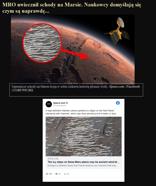 MRO uwiecznił schody na Marsie. Naukowcy domyślają się czym są naprawdę....jpg