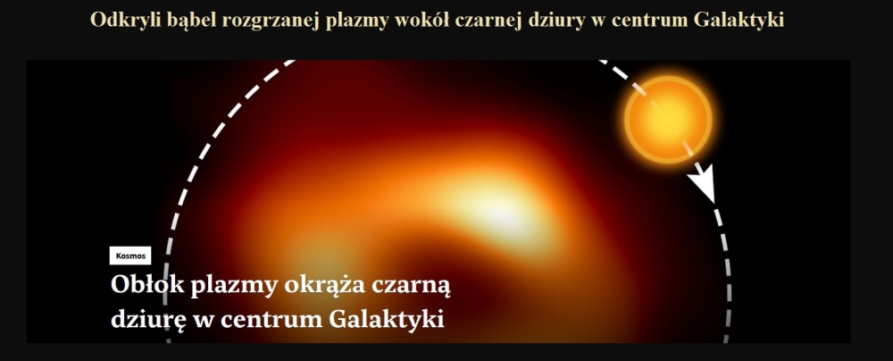 Odkryli bąbel rozgrzanej plazmy wokół czarnej dziury w centrum Galaktyki.jpg