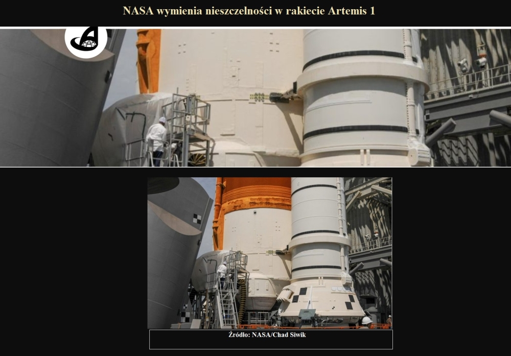 NASA wymienia nieszczelności w rakiecie Artemis 1.jpg