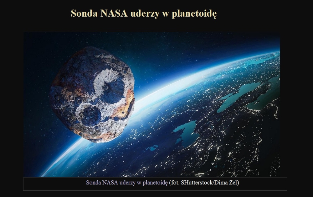 Sonda NASA uderzy w planetoidę.jpg