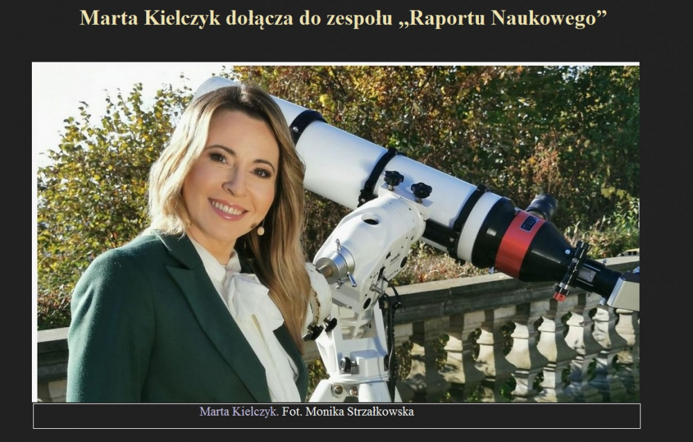 Marta Kielczyk dołącza do zespołu ,Raportu Naukowego.jpg