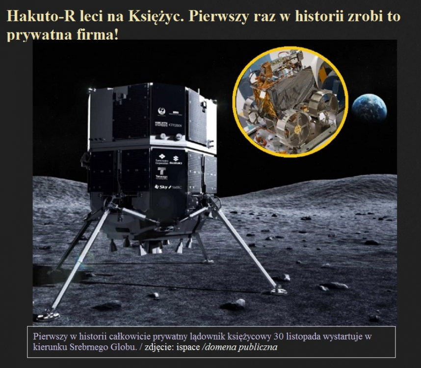 Hakuto-R leci na Księżyc. Pierwszy raz w historii zrobi to prywatna firma!.jpg