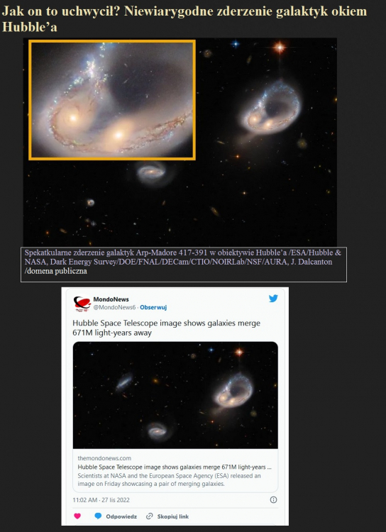 Jak on to uchwycił Niewiarygodne zderzenie galaktyk okiem Hubble’a.jpg