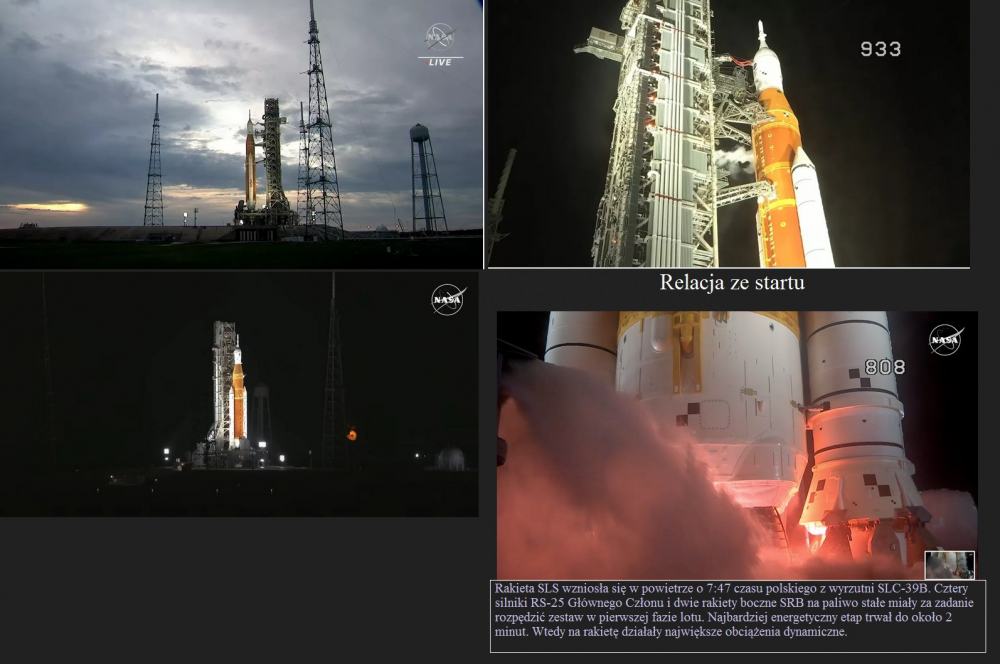 Udany pierwszy start księżycowej rakiety SLS!2.jpg
