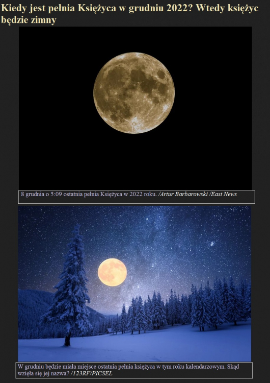 Kiedy jest pełnia Księżyca w grudniu 2022 Wtedy księżyc będzie zimny.jpg