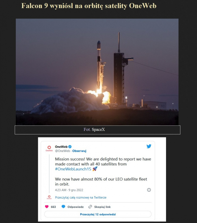 Falcon 9 wyniósł na orbitę satelity OneWeb.jpg
