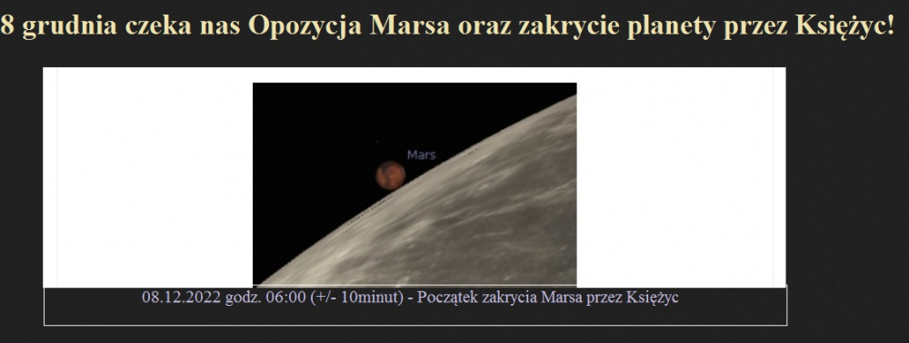 8 grudnia czeka nas Opozycja Marsa oraz zakrycie planety przez Księżyc!.jpg
