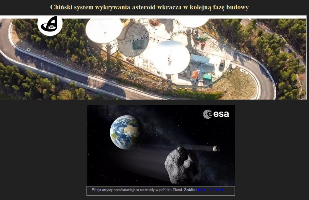 Chiński system wykrywania asteroid wkracza w kolejną fazę budowy.jpg
