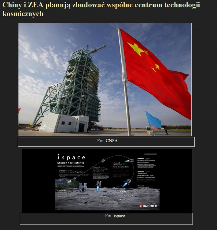 Chiny i ZEA planują zbudować wspólne centrum technologii kosmicznych.jpg