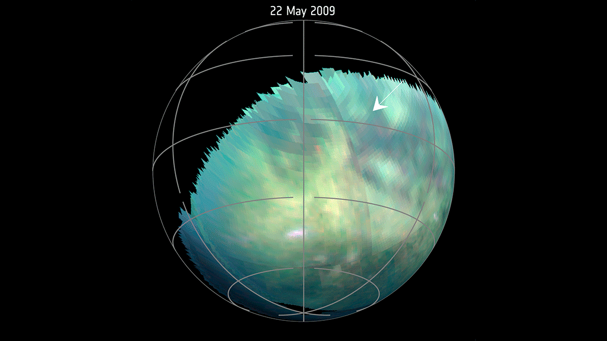 Lodowa skorupa Tytana a pływy jego oceanu3.gif