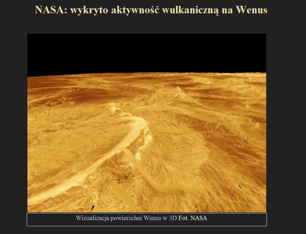 NASA wykryto aktywność wulkaniczną na Wenus.jpg