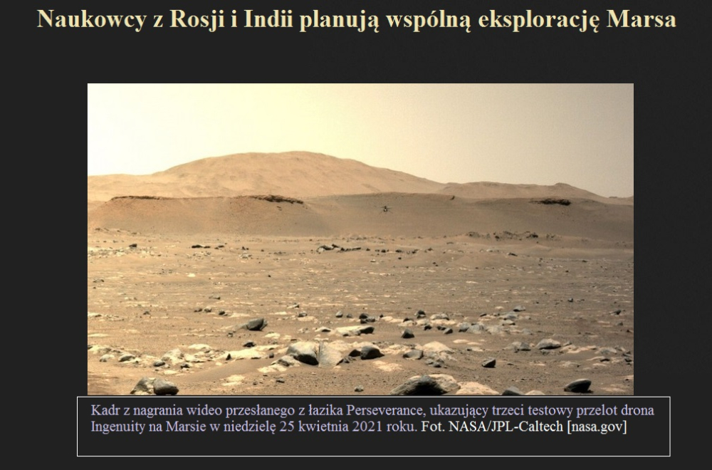 Naukowcy z Rosji i Indii planują wspólną eksplorację Marsa.jpg