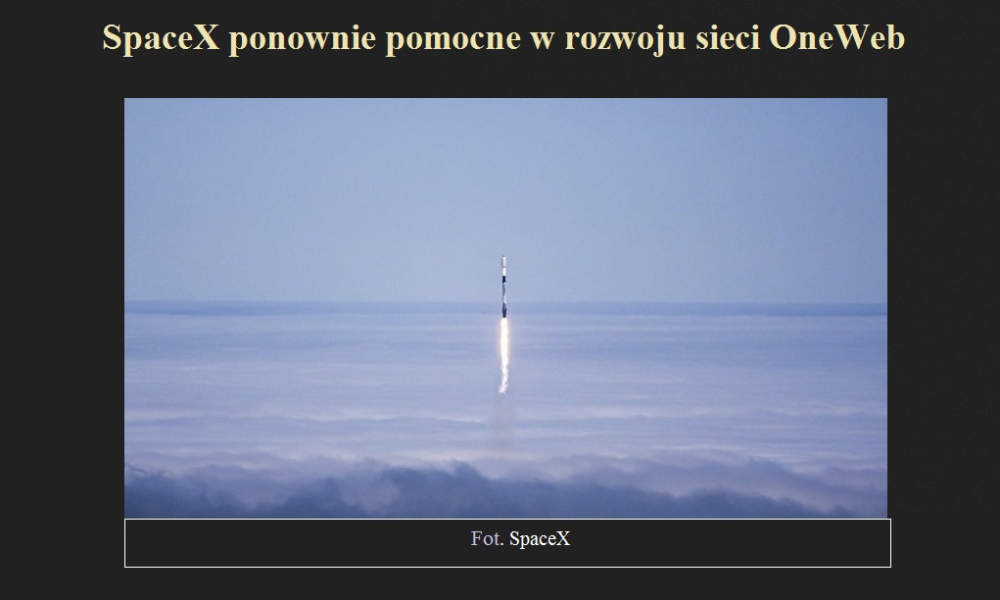 SpaceX ponownie pomocne w rozwoju sieci OneWeb.jpg