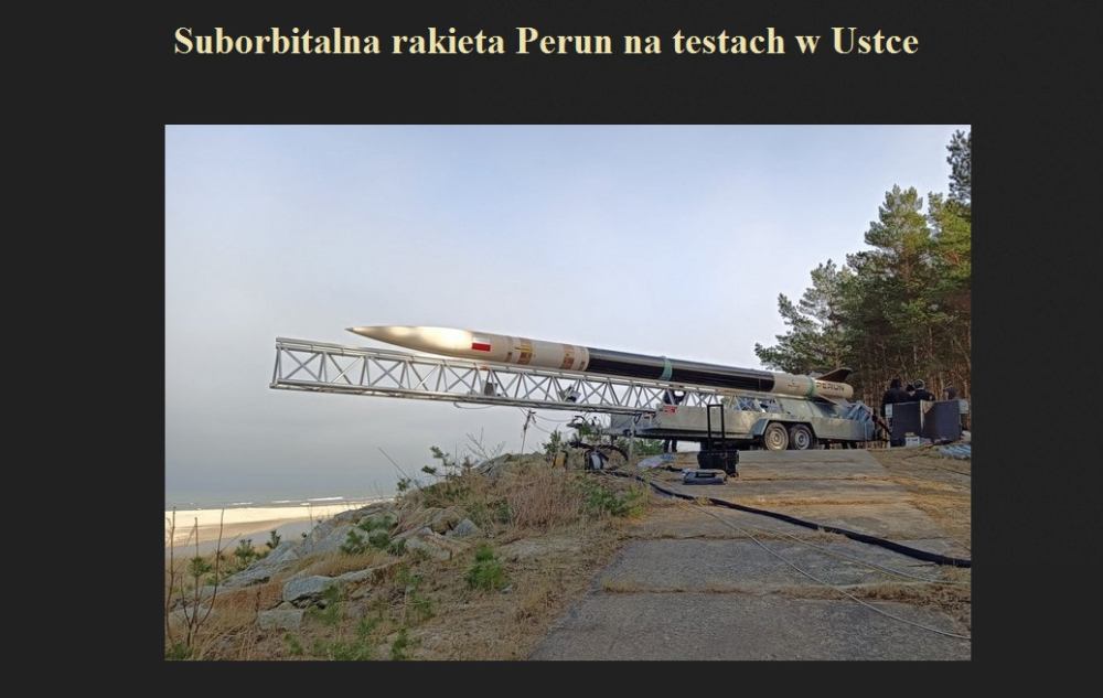 Suborbitalna rakieta Perun na testach w Ustce.jpg