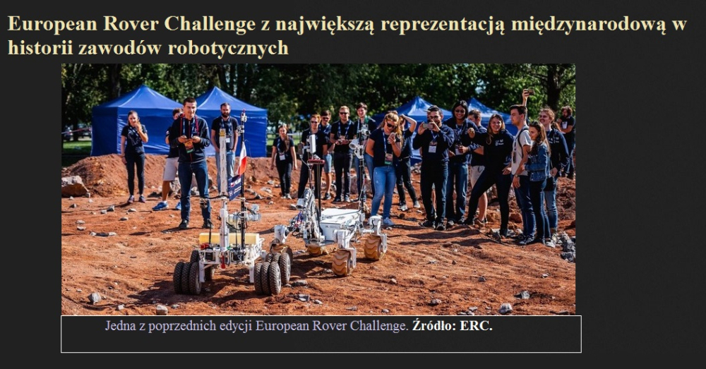 European Rover Challenge z największą reprezentacją międzynarodową w historii zawodów robotycznych.jpg