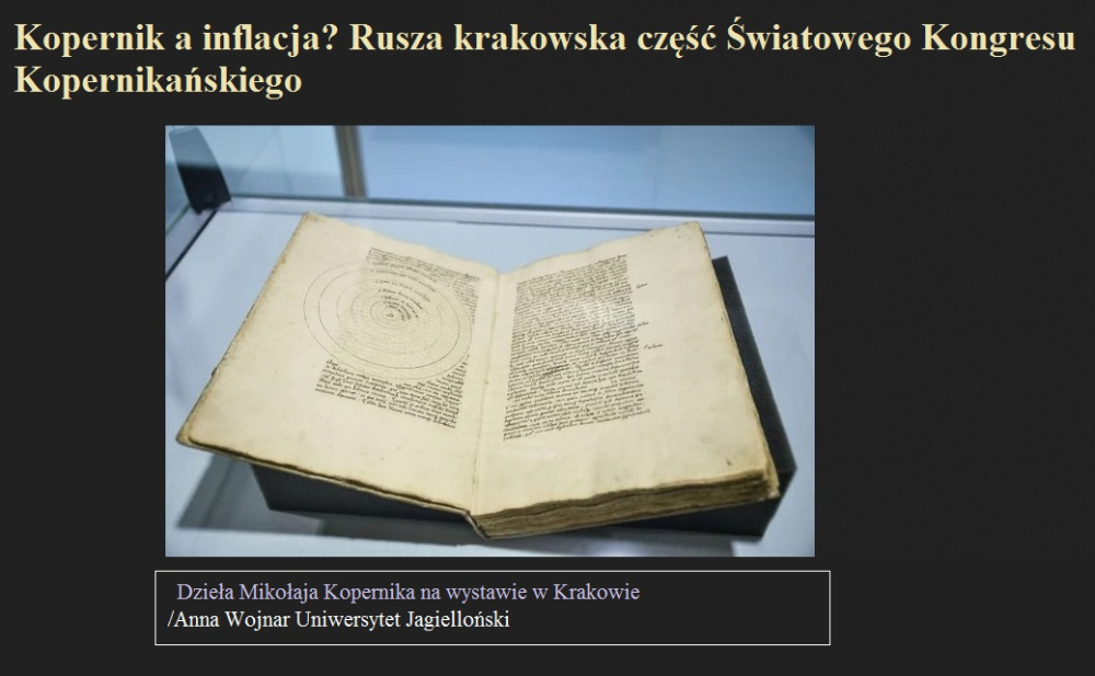 Kopernik a inflacja Rusza krakowska część Światowego Kongresu Kopernikańskiego.jpg