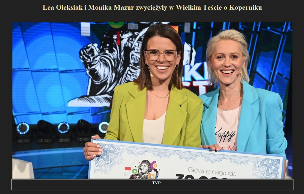 Lea Oleksiak i Monika Mazur zwyciężyły w Wielkim Teście o Koperniku.jpg
