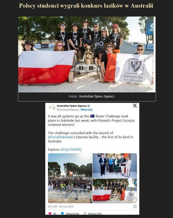 Polscy studenci wygrali konkurs łazików w Australii.jpg