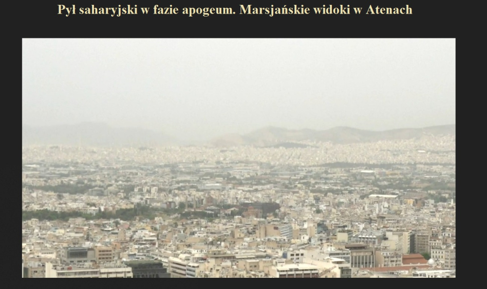 Pył saharyjski w fazie apogeum. Marsjańskie widoki w Atenach.jpg